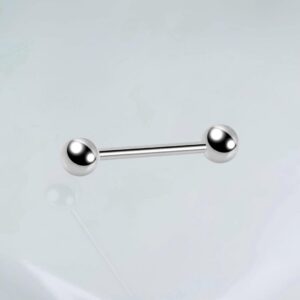 Micro barbell reto titânio ASTM F-136