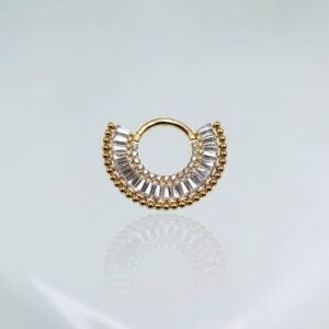 Segmento clicker cleopatra ll Titânio PVD gold