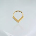 Segmento vox titânio PVD gold