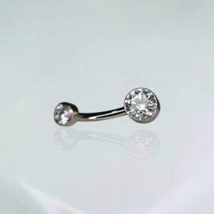 Piercing umbigo com Swarovski