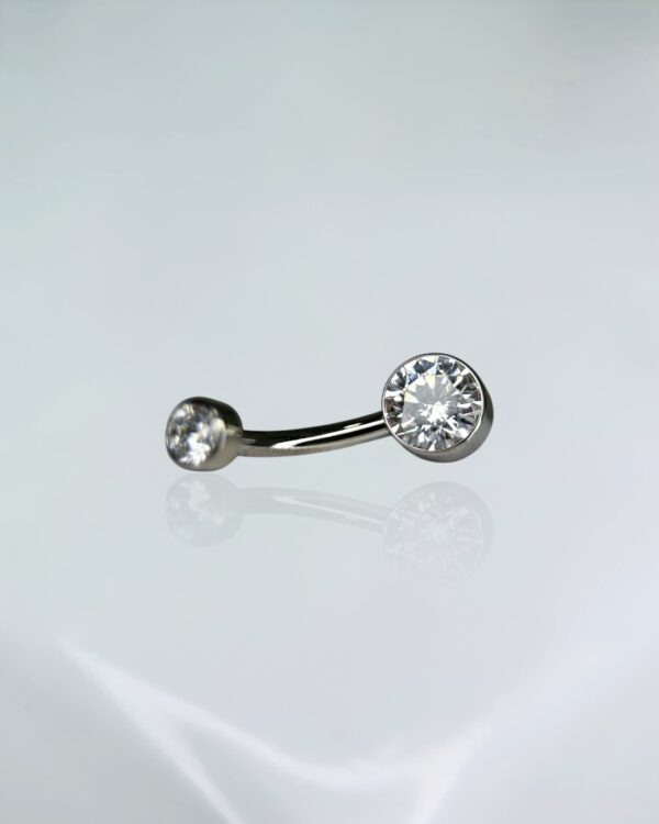 Piercing umbigo com Swarovski