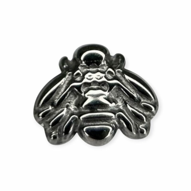 piercing titânio labret mini abelha