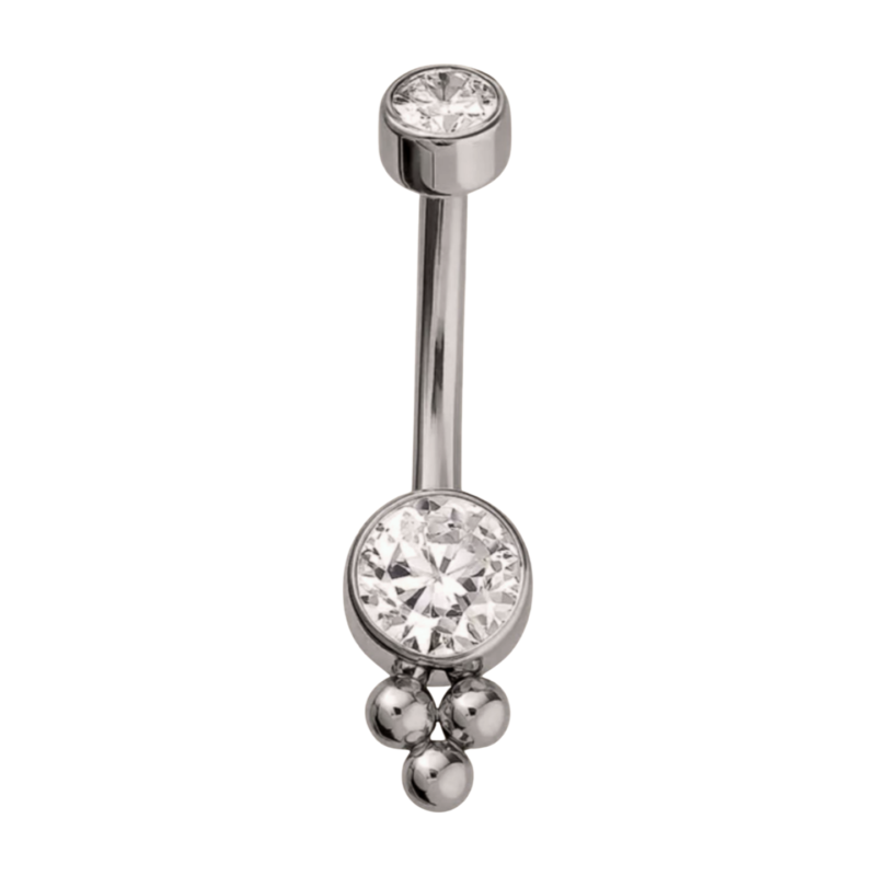 piercing titânio navel zirconias