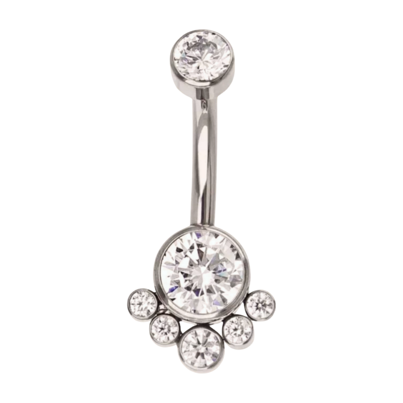 piercing titânio navel zirconias