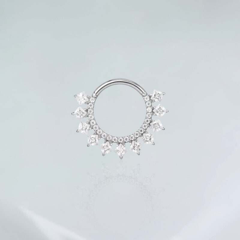 Piercing Titânio Segmento Frontal Zirconias