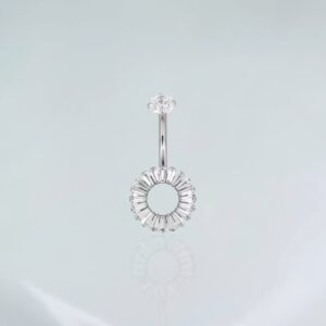 Piercing navel titânio ASTM F-136