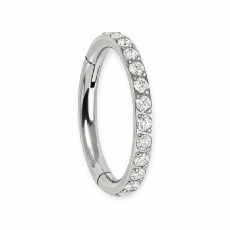 piercing titânio segmento zirconias