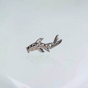 Piercing labret carpa titânio ASTM F-136