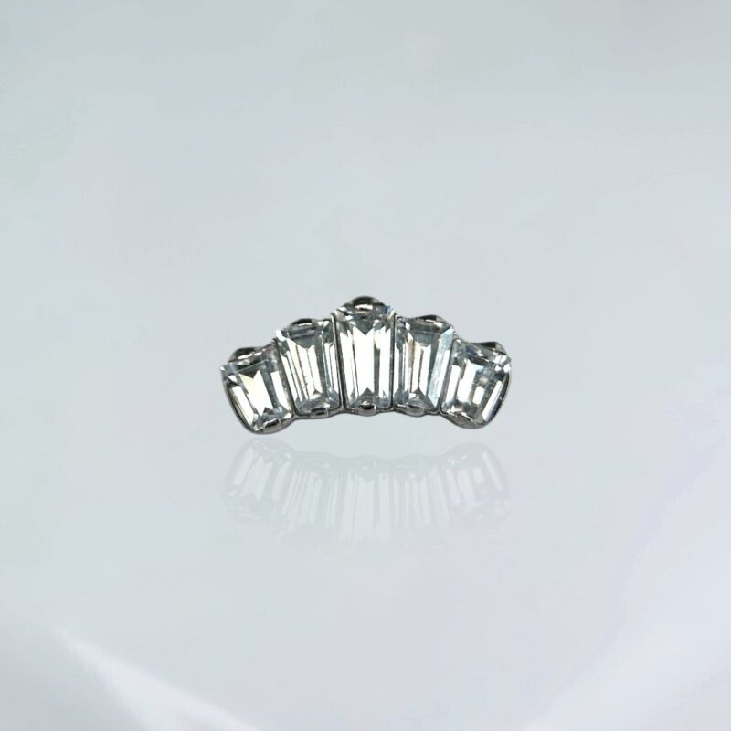 Piercing Titânio Labret Baguetes