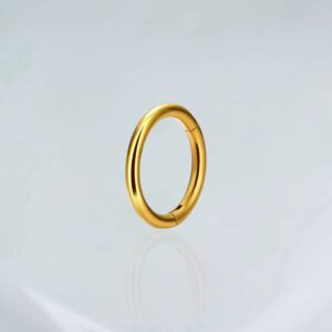 Segmento liso titânio PVD gold