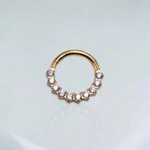 Segmento zirconias titânio PVD GOLD