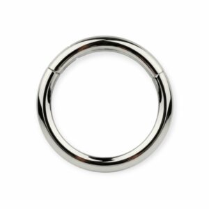 piercing titânio segmento liso