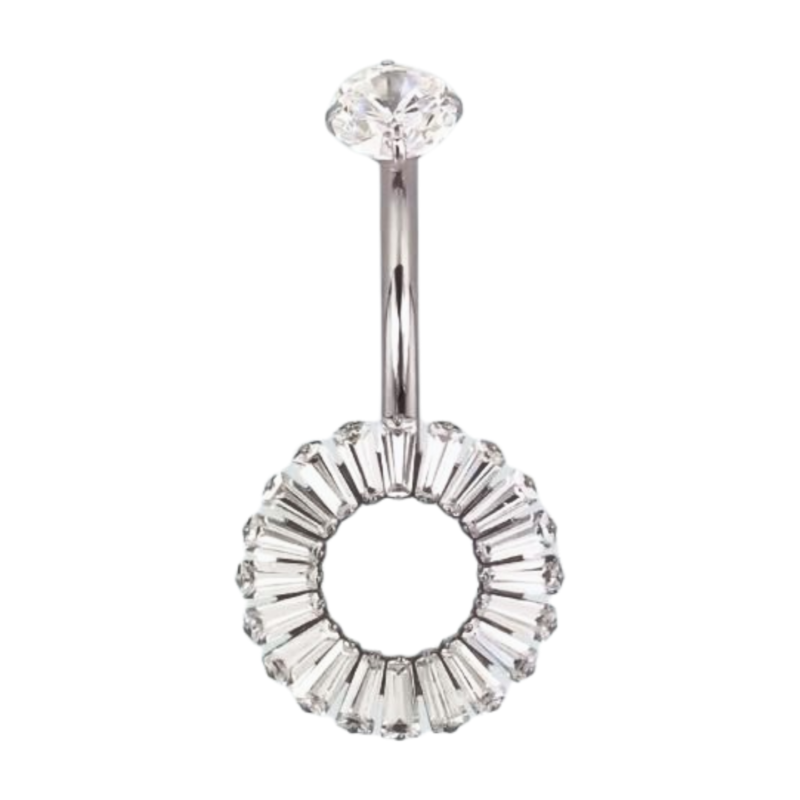 piercing titânio labret mini raio pvd gold