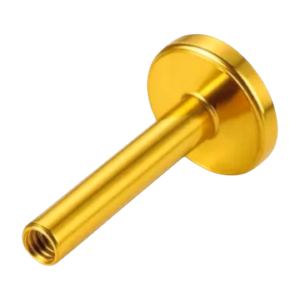 haste labret titânio pvd gold