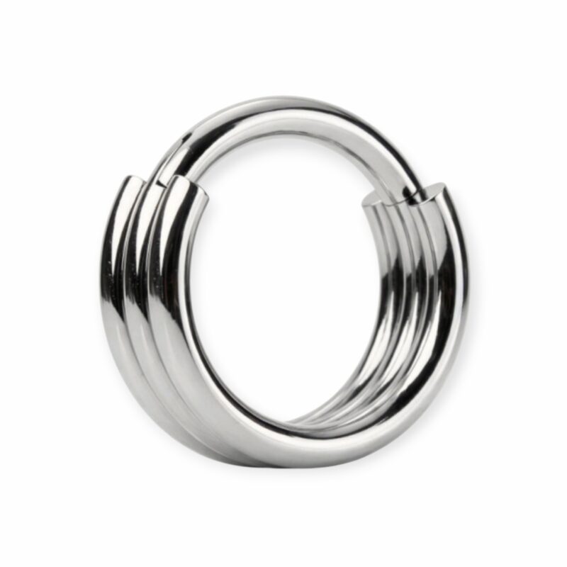 piercing titânio argola clicker ion loop