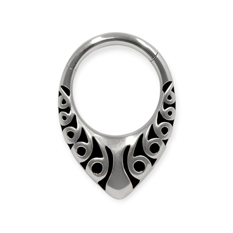 piercing titânio argola devi