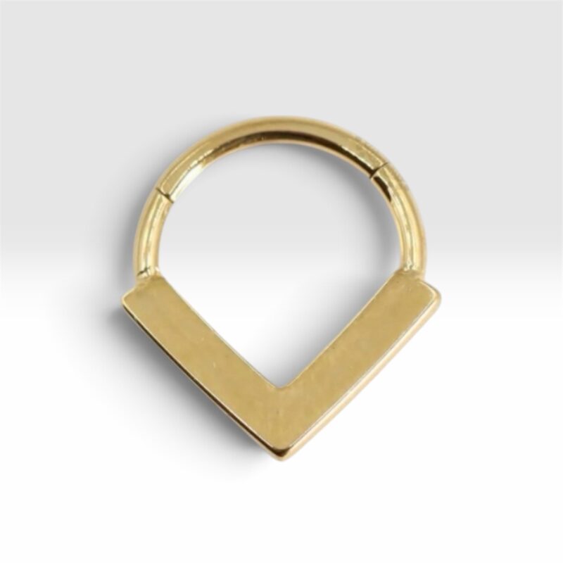 Piercing Titânio Segmento Vox Pvd Gold