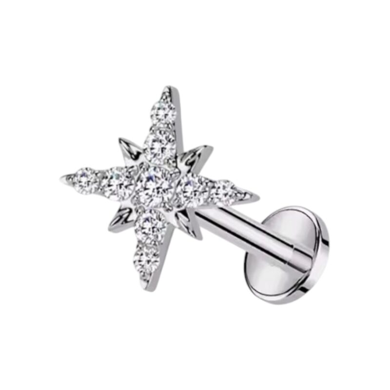 Piercing Labret Radiance - Titânio