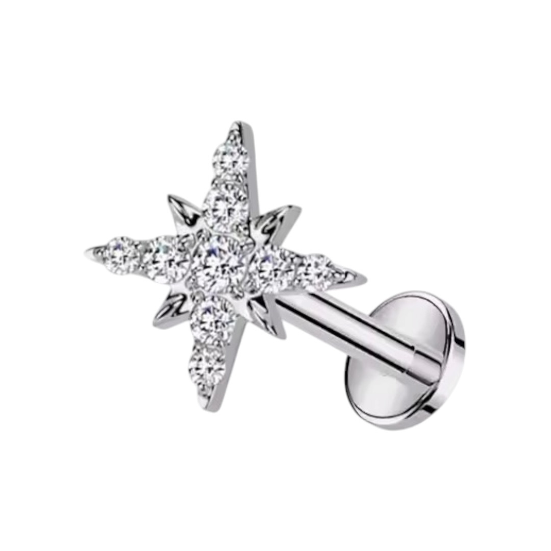 Piercing Labret Radiance - Titânio